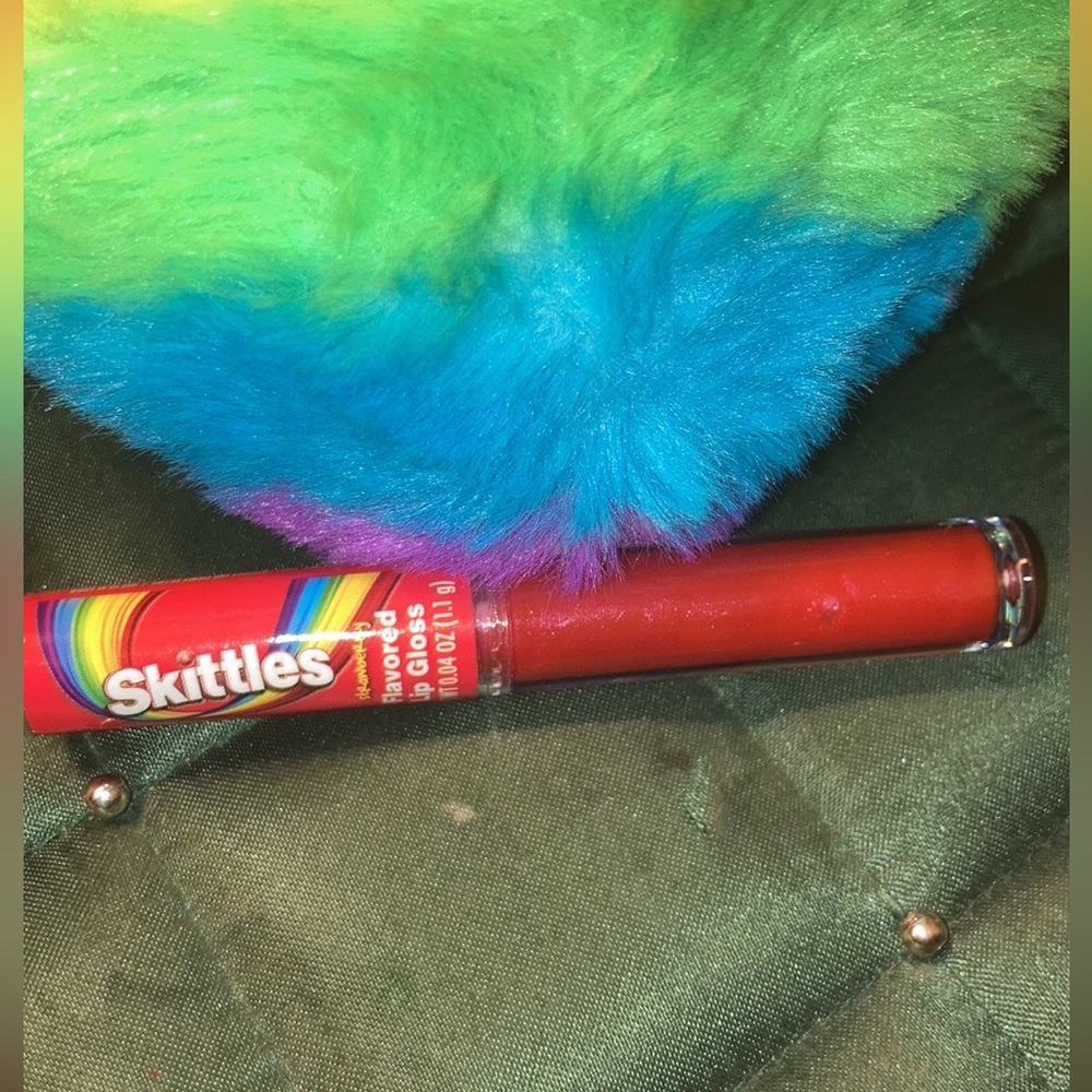 🆕skittles flavored lip balm lip gloss